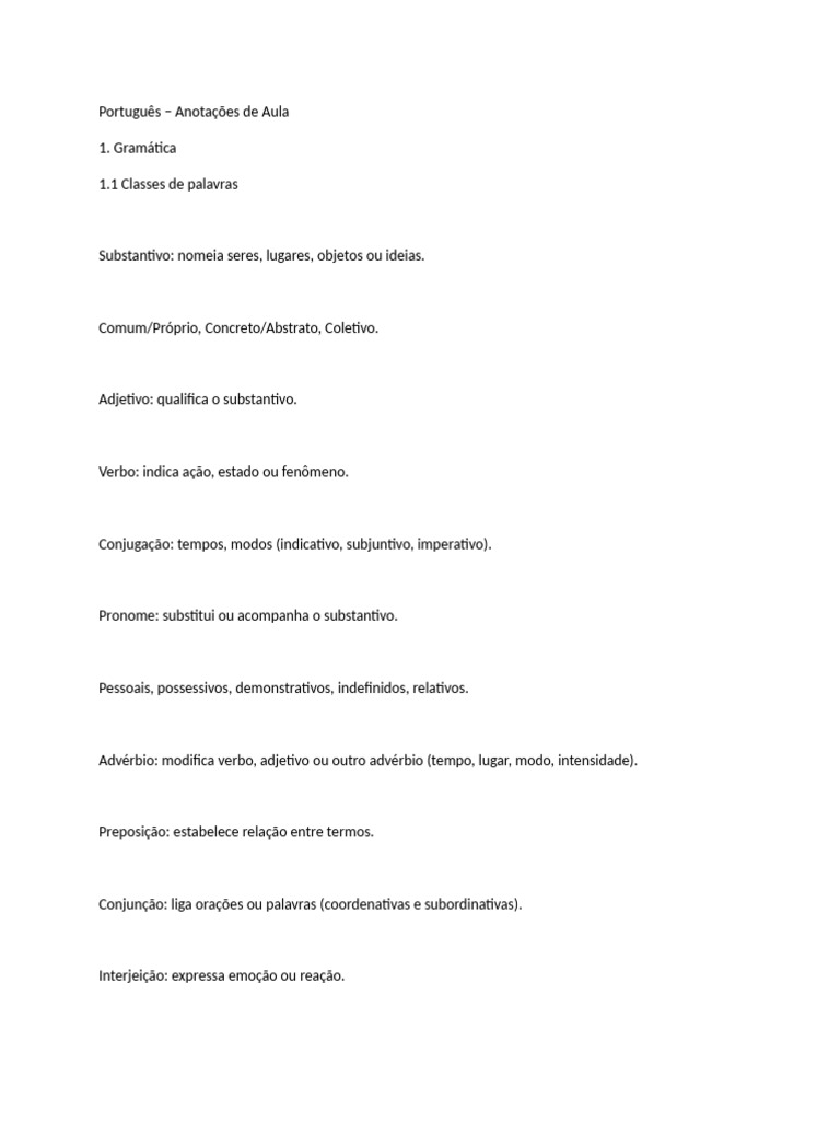 Portugues | PDF | Pronome | Assunto (gramática)
