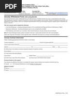 Mutual of America Withdrawal Form | PDF | Fraud | Income Tax