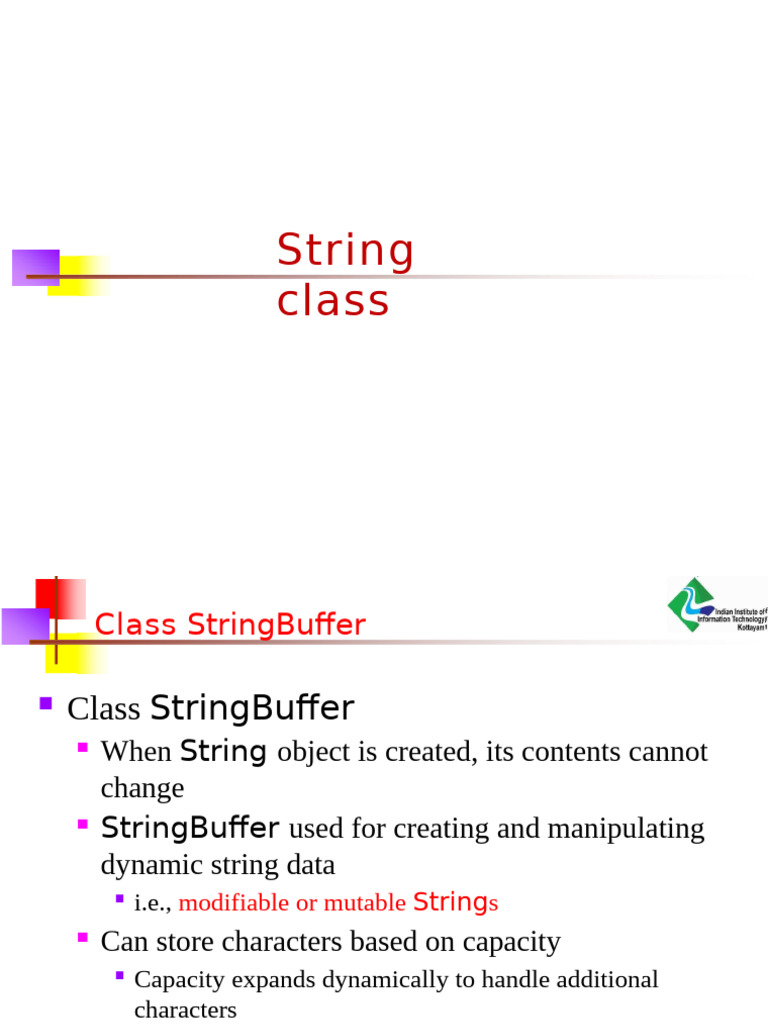 String Class-Part 2 | PDF | String (Computer Science) | Parameter ...