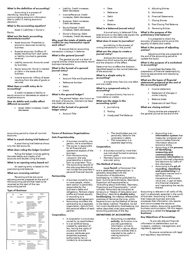 Understanding Basic Accounting Concepts | PDF | Debits And Credits ...