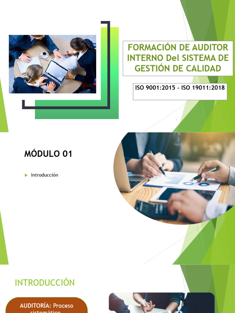 Formación en Auditoría Interna ISO 9001 | PDF | Auditoría | Sistema de ...