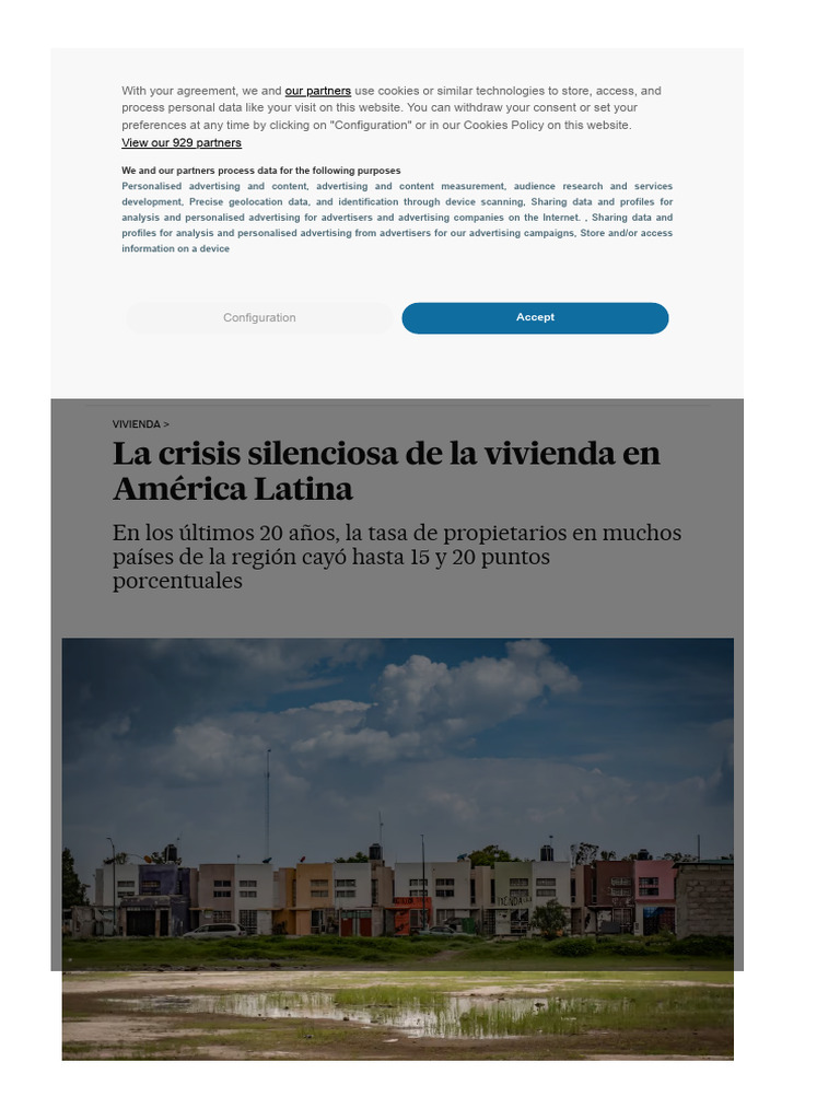 Crisis de la vivienda en América Latina | PDF | Barrio residencial ...