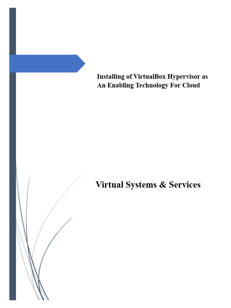 Install VirtualBox Hypervisor Guide | PDF | Virtualization | Virtual ...