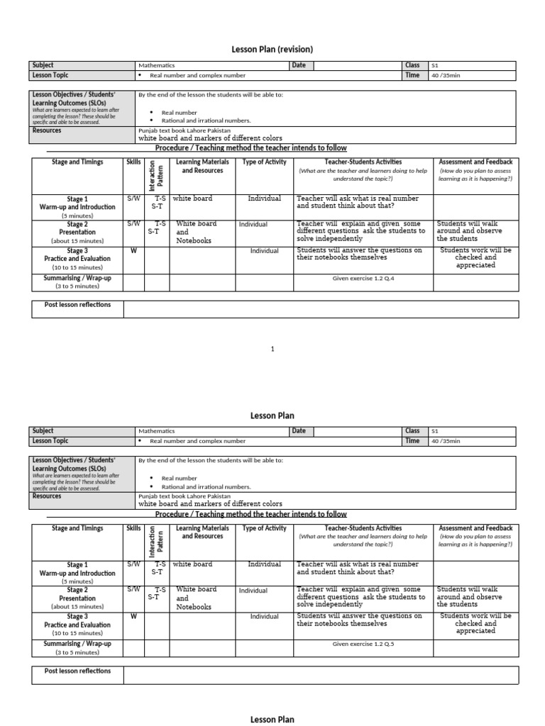 S1-ASI-19 May To 24 May | PDF | Teaching Method | Educational Assessment