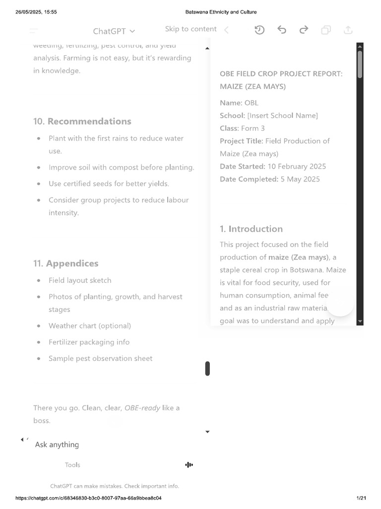 Field Crop Project | PDF