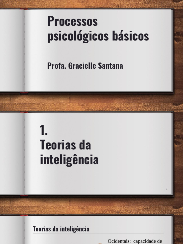 Teorias e Avaliação da Inteligência | PDF | Quociente de inteligência ...