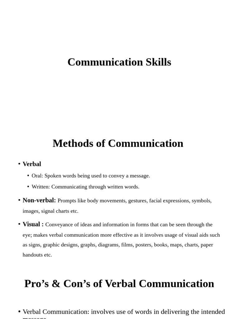 Mastering Communication Skills Essentials | PDF | Communication ...