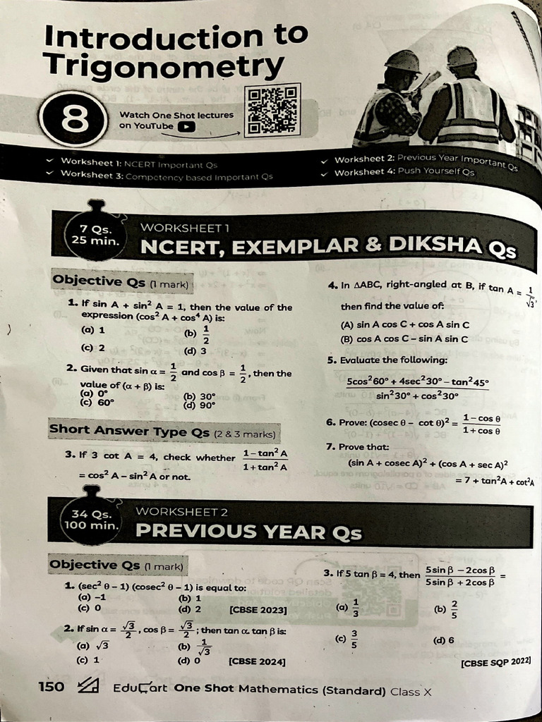 Trigonometry Competency Questions Class 10 | PDF | Trigonometric ...