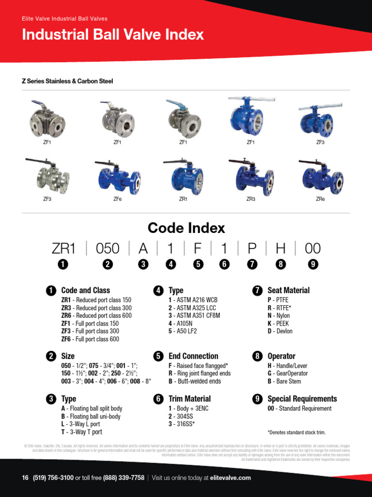 Elite Valve Industrial Ball Valves Guide | PDF | Mechanical Engineering