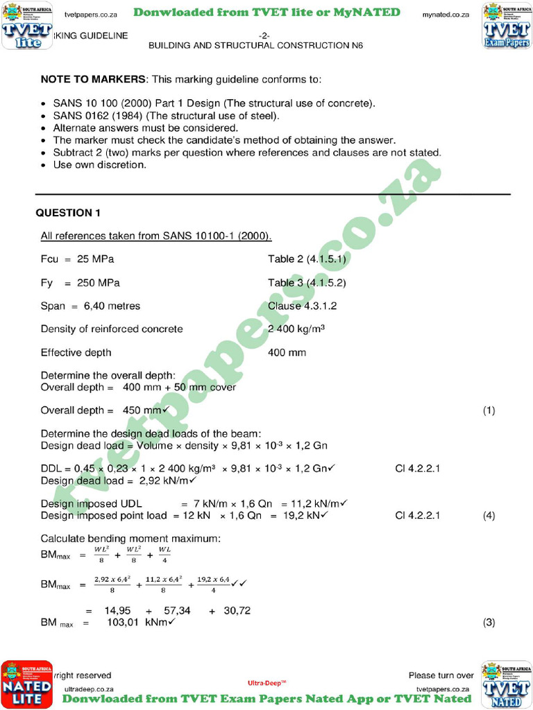 Civil Construction Questions An Answers | PDF | Beam (Structure) | Bending