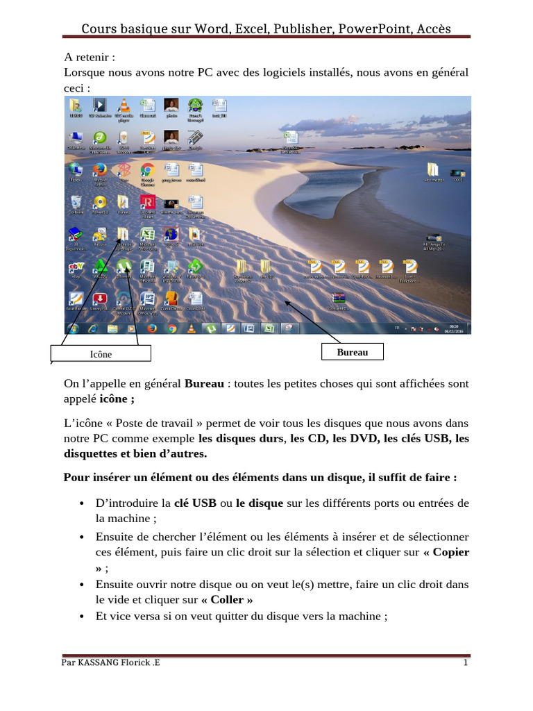 Cours de Bureautique : Word, Excel, PowerPoint | PDF | Microsoft Office ...