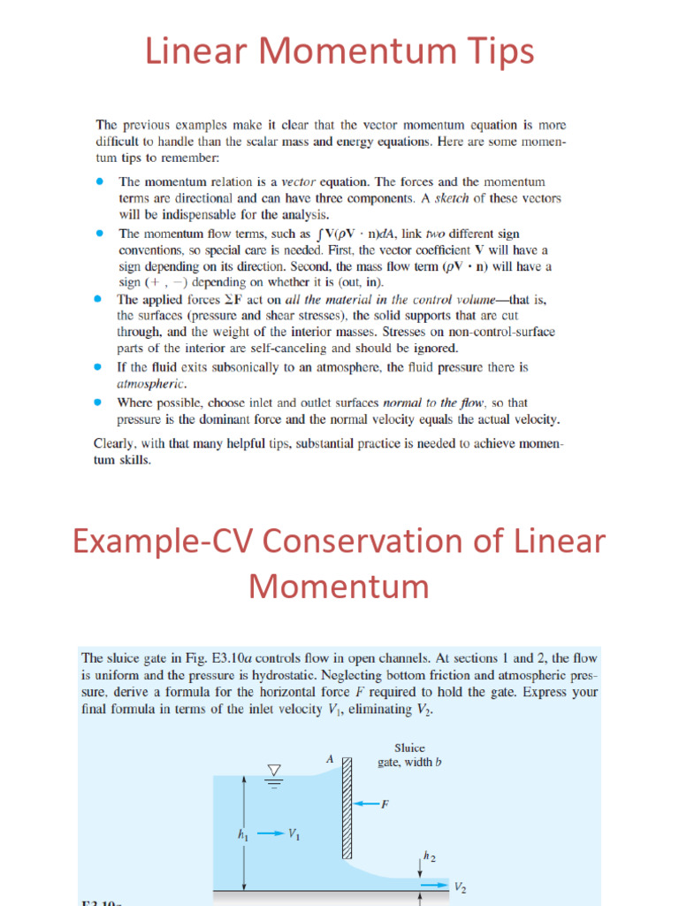 Linear Momentum Conservation Examples | PDF