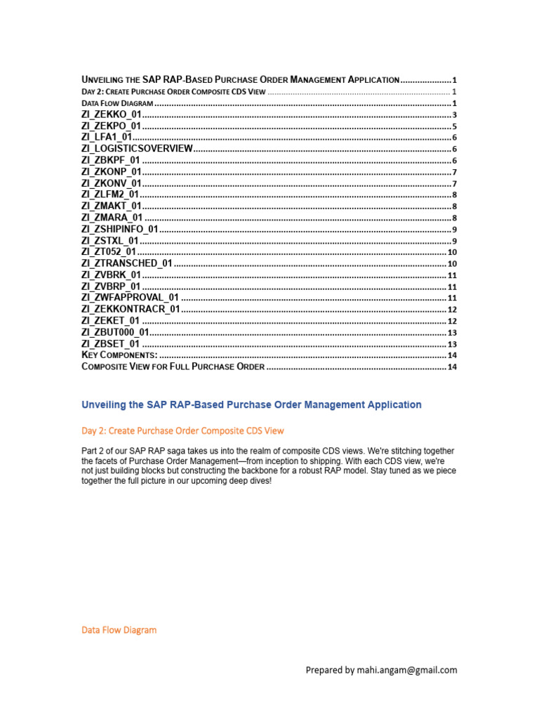 SAP RAP Purchase Order Management Guide | PDF | Invoice | Business