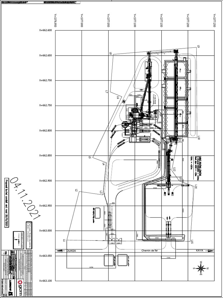 General Arrangement Drawing - NBLE Silo Project | PDF | Ciment | Béton