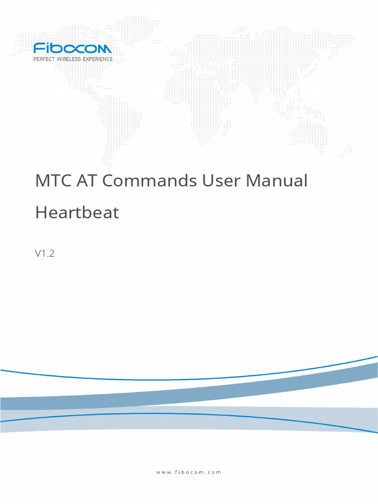 Fibocom MTC AT Commands Manual | PDF | Port (Computer Networking ...