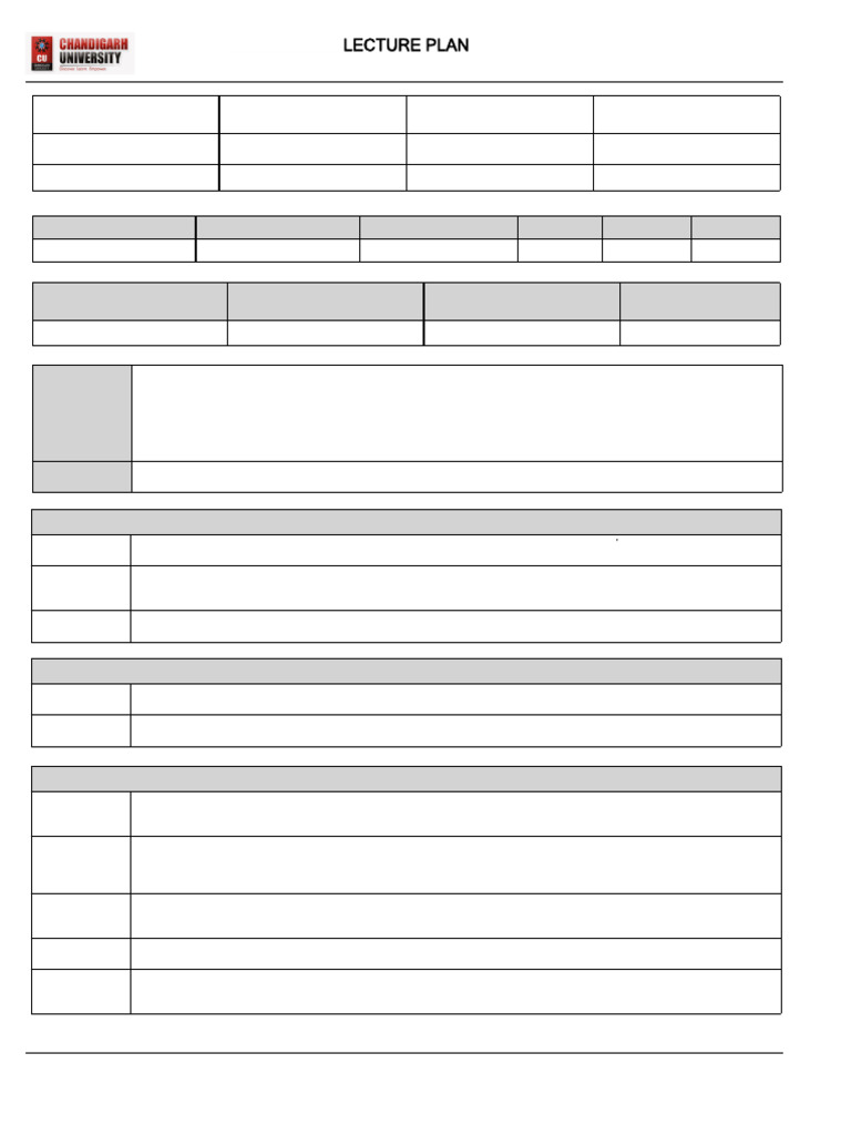 LecturePlan AS201 24ASH-201 | PDF | Deformation (Engineering) | Bending
