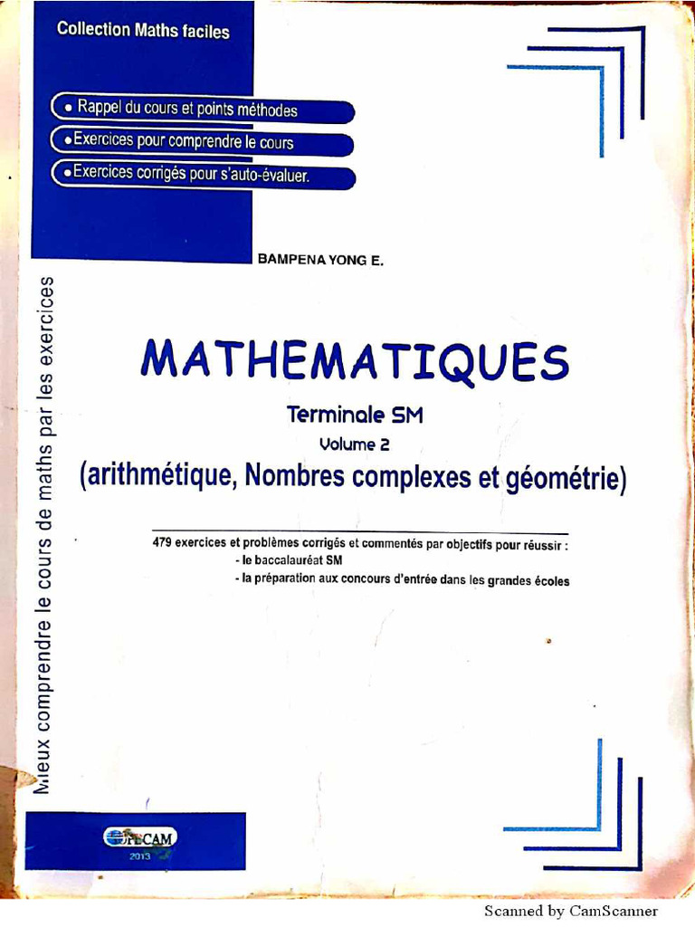 Tle SM Volume 2 Collection Maths Facile - Compressed | PDF