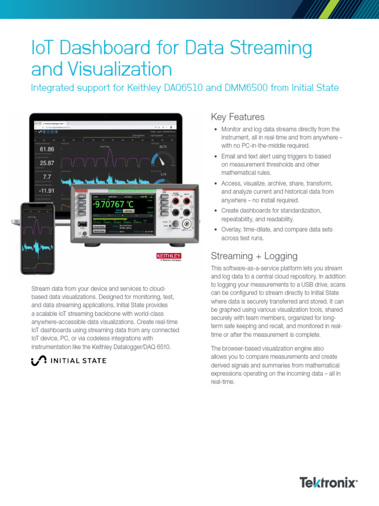 IoT Data Streaming and Visualization Dashboard | PDF | Internet Of ...
