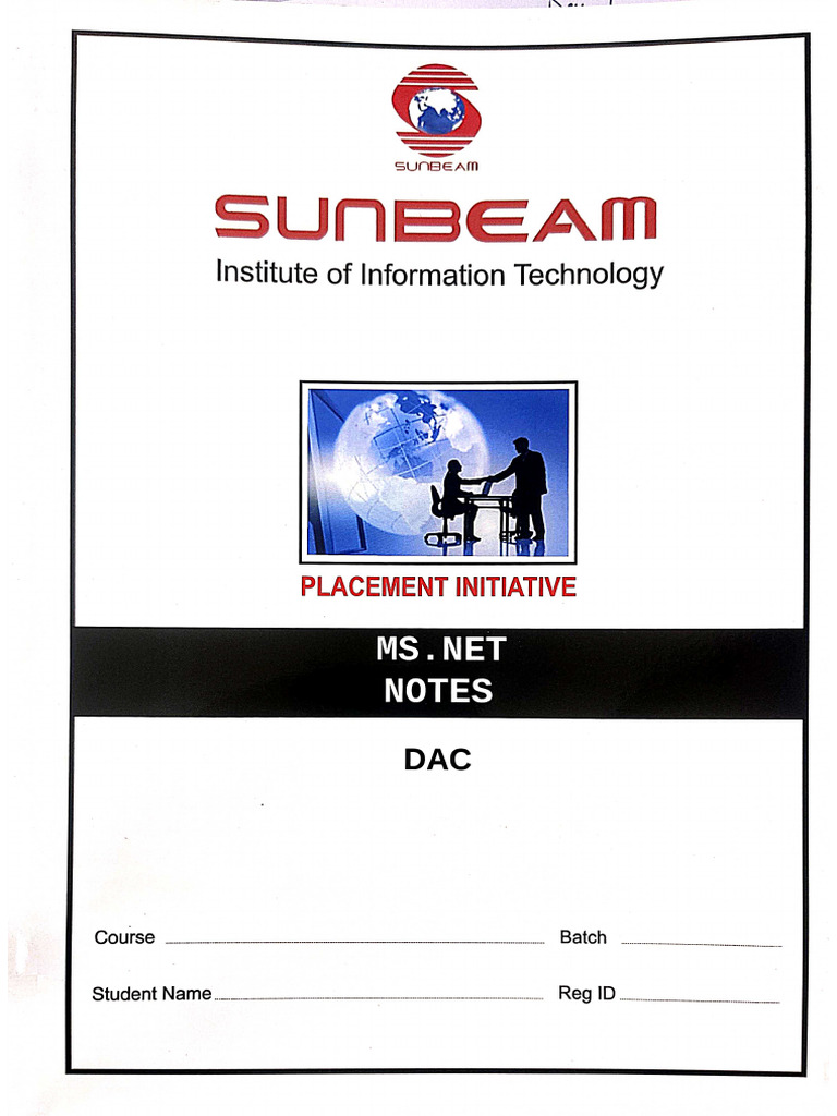 Sunbeam MS - NET Notes | PDF