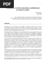 Avaliação a favor da aprendizagem de todos os alunos sem logo