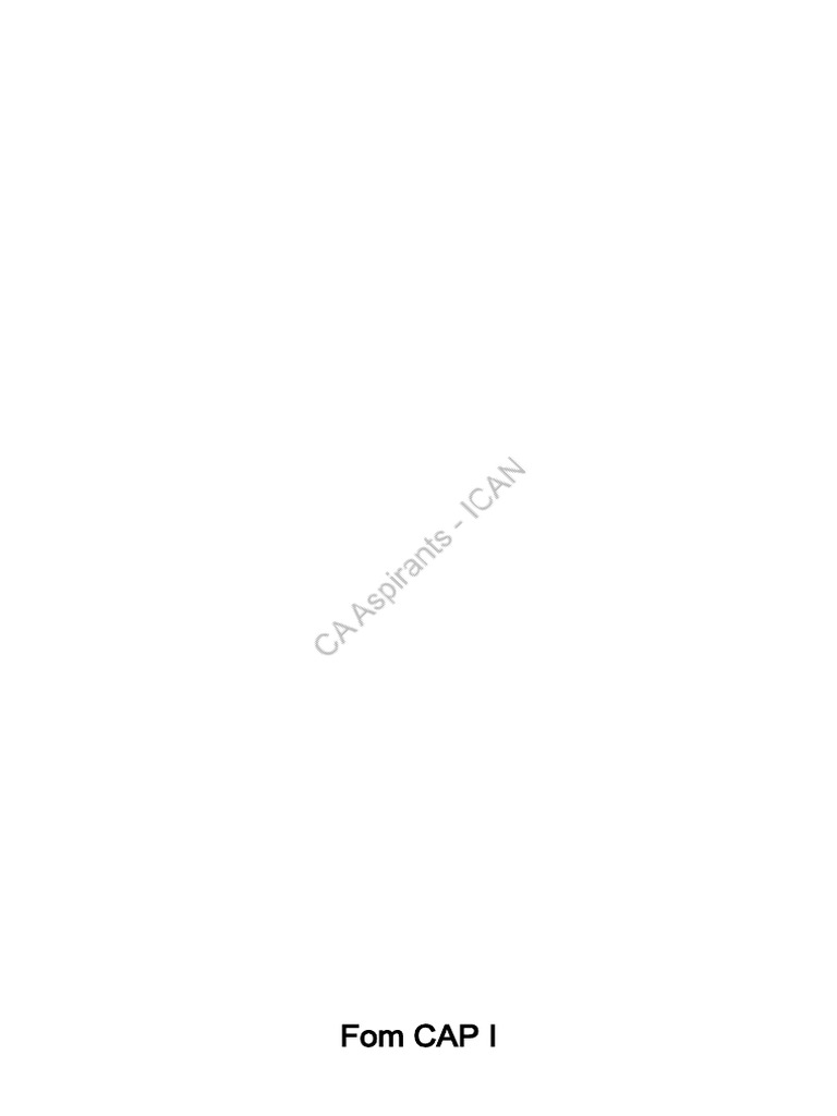 Fom Cap I | PDF