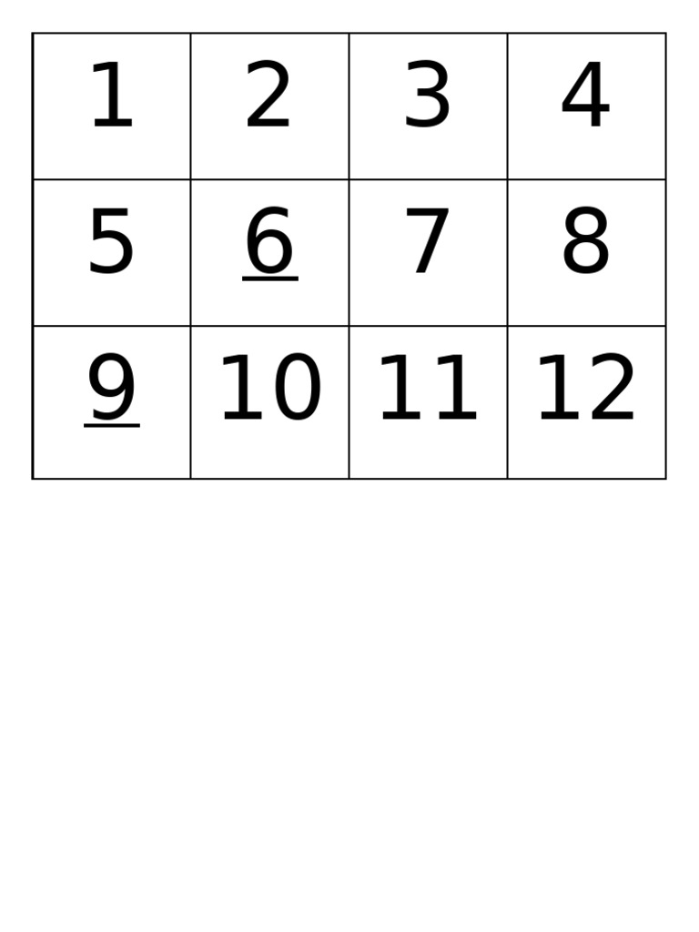 Numbering | PDF