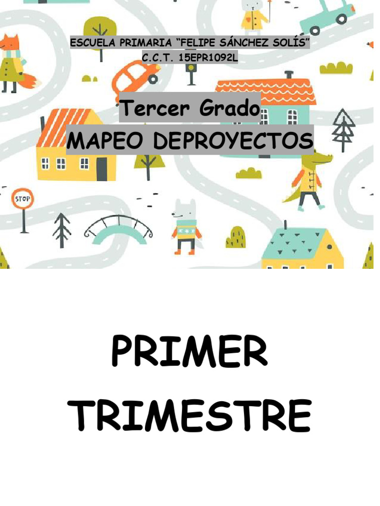 Mapeo de Proyectos Tercer Grado | PDF | Aprendizaje | Justicia