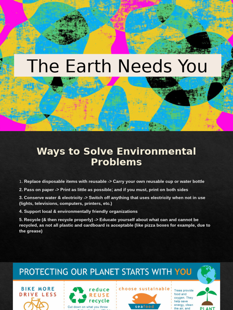 Save Earth: Practical Environmental Tips | PDF