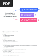 Exemplos de Metodologia para TCC | PDF | Metodologia | Método científico