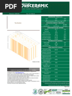 Ficha Técnica Novablock Multiperforado | PDF | Albañilería | Materiales