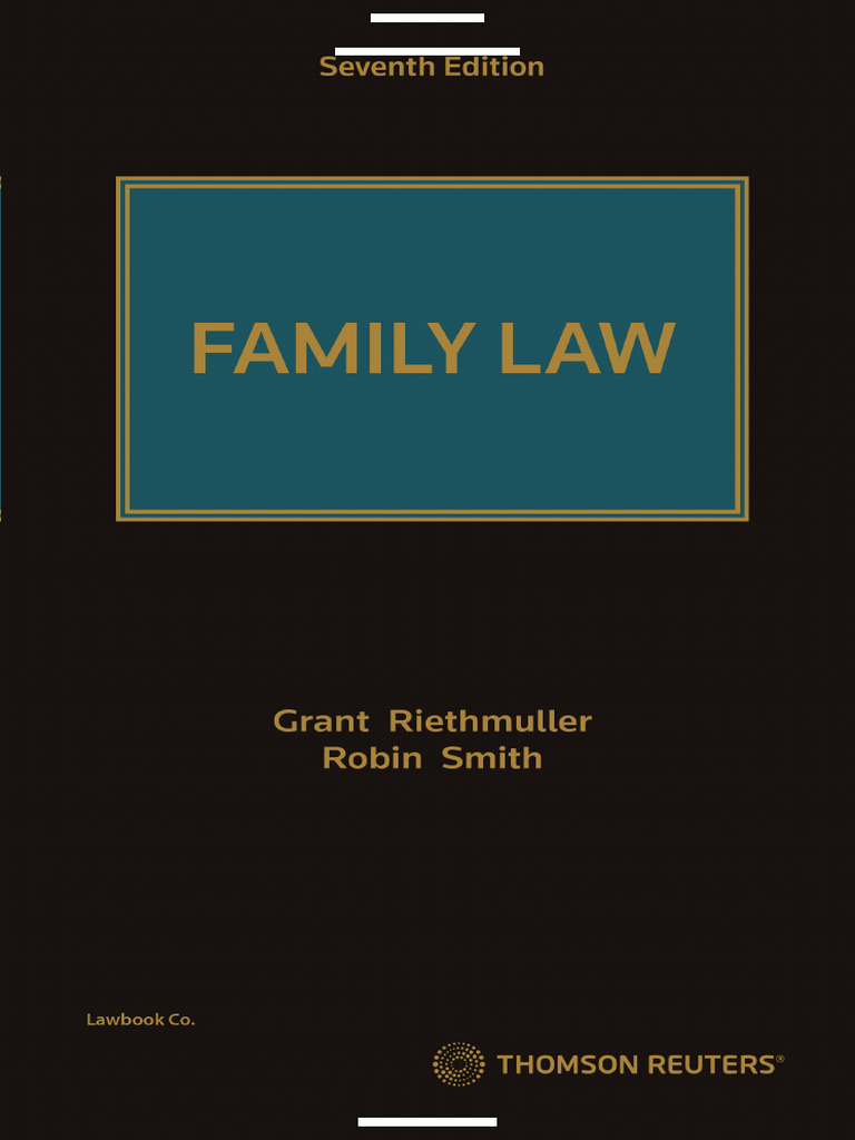Family Law 7th Edition by Riethmuller | PDF