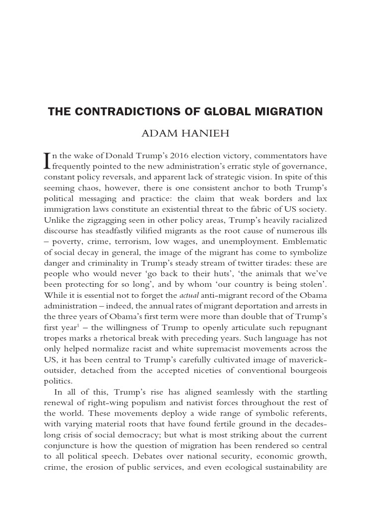 Understanding Global Migration Dynamics | PDF | Human Migration ...