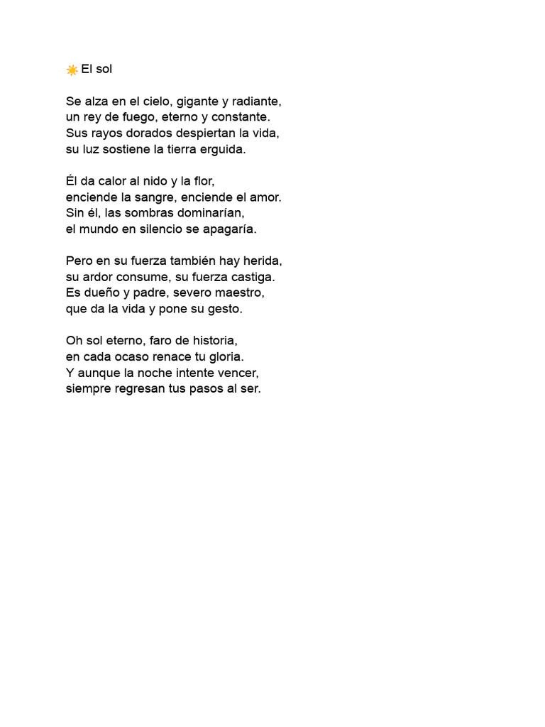 El Sol | PDF