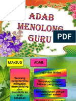 Adab Menolong Guru