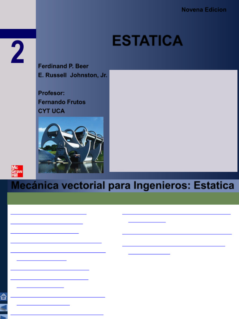 Equilibrio de Cuerpos Rígidos en Estática | PDF | Ecuaciones | Vector ...