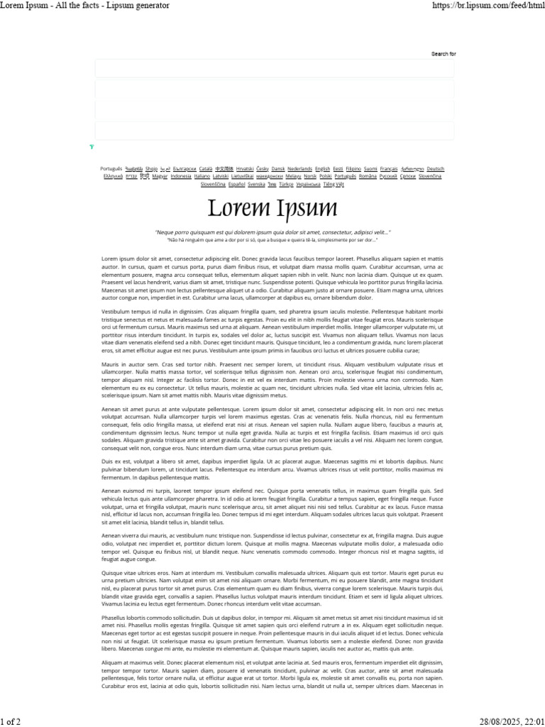 Lorem Ipsum | PDF