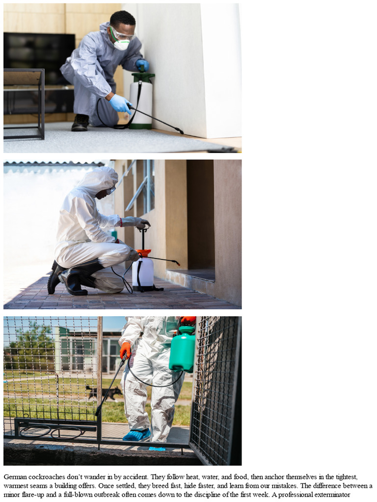 Exterminator Company Strategies For German Cockroach Outbreaks 188913 ...