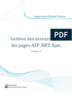 Gestion Des Erreurs Dans Les Pages ASP.net Ajax