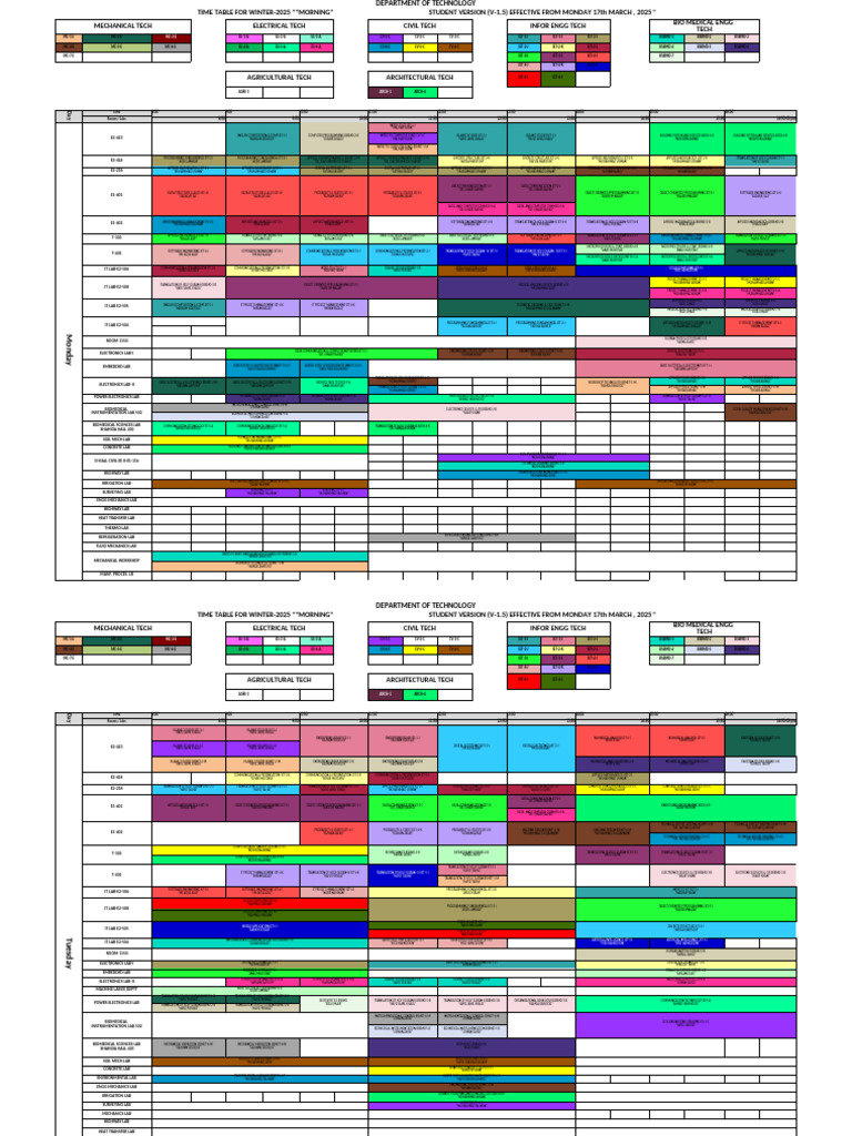 Winter 2025 Engineering Course Schedule | PDF | Computing | Computer ...