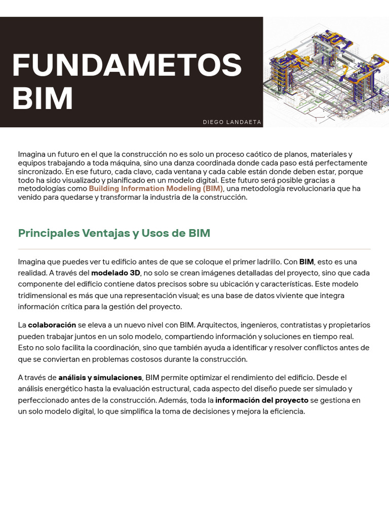 Ventajas y Mitos del BIM en Construcción | PDF | Modelado de ...