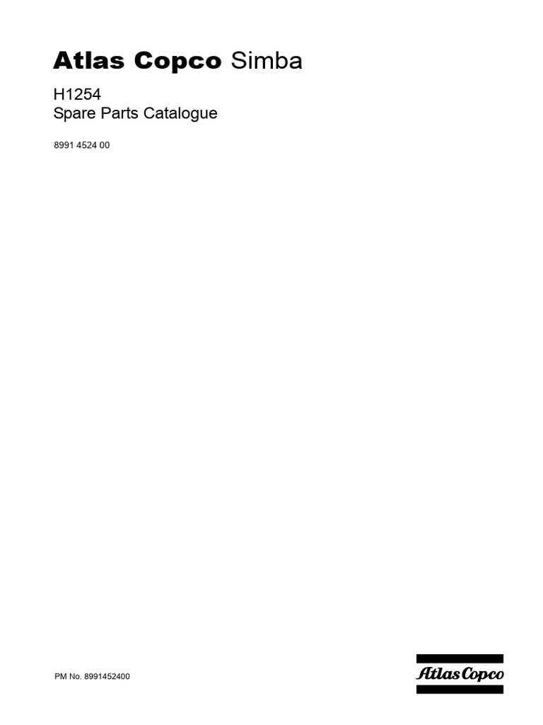 8991 4524 00 Spare Parts Catalogue PDF | PDF