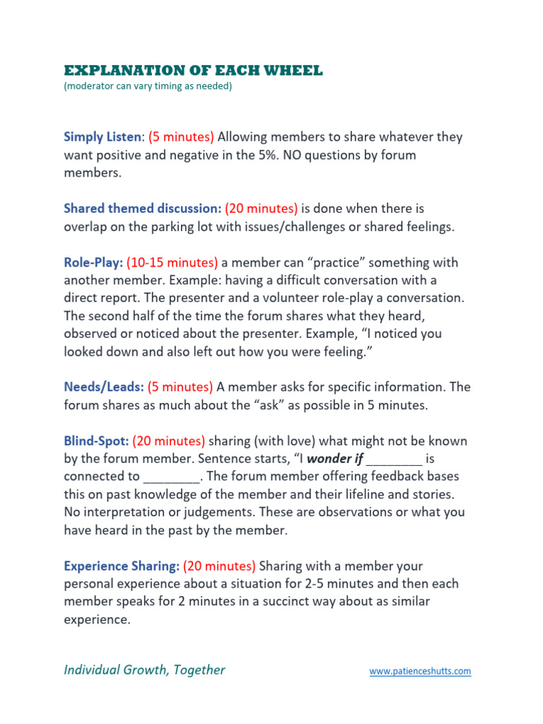 Collaborative Growth Workshop Guide | PDF