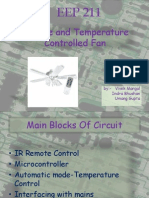 Remote & Temperature Controlled Fan Circuit