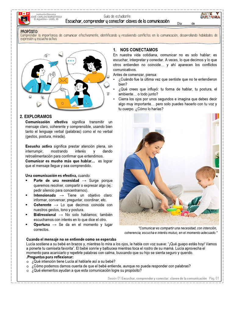 Claves para una Comunicación Efectiva | PDF | Comunicación ...