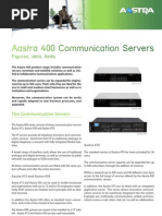 Aastra 400 Datasheet en UK