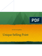 Unique Selling Point: by Ross Georgallides