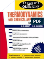 Schaum's Outline of Thermodynamics With Chemical Applications