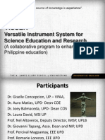 VISSER - Versatile Instrument System For Science Education and Research