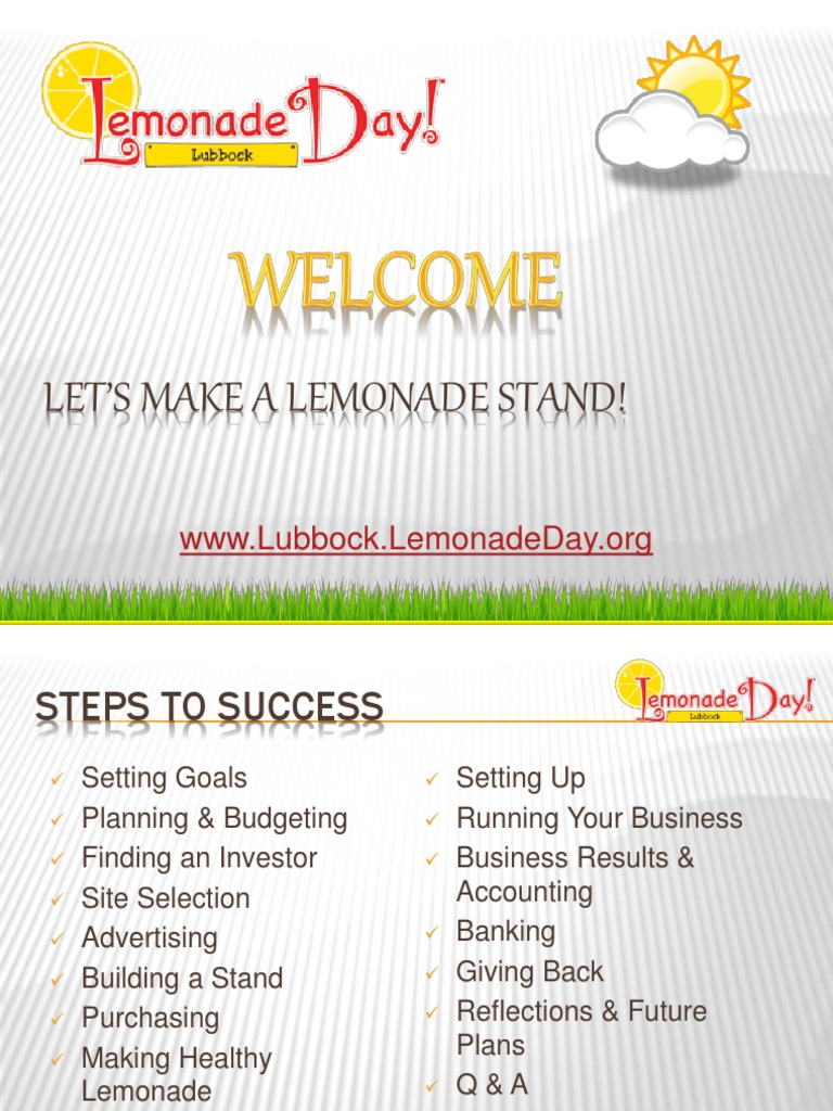 Lemonade Day Curriculum Guide | PDF | Mentorship | Interest