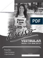 Prova Dia 1 - Lingua Portuguesa - Lingua Estrangeira 2012-1